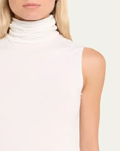 MAJESTIC FILATURES Soft Touch Viscose Sleeveless Turtleneck Top | Thumbnail 5 MAJESTIC FILATURES Soft Touch Viscose Sleeveless Turtleneck Top | Thumbnail 5