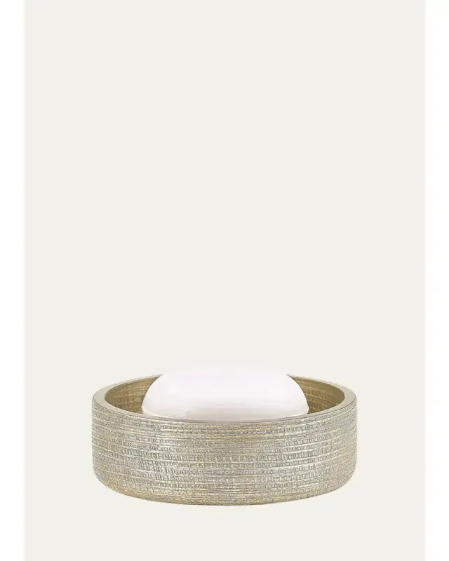 Labrazel Woven Metallic Soap Dish