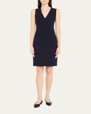 Akris Sleeveless V-Neck Dress | Thumbnail 2 Akris Sleeveless V-Neck Dress | Thumbnail 2