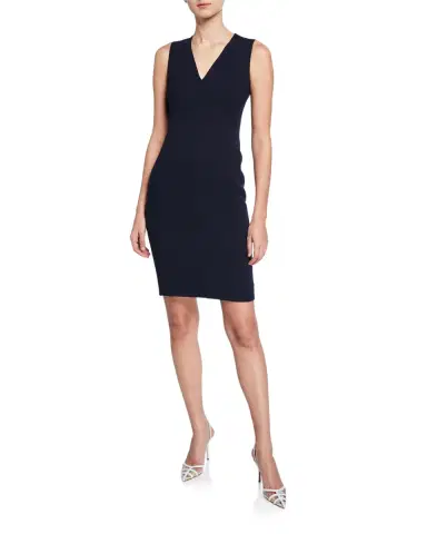 Akris Sleeveless V-Neck Dress | Thumbnail 13 Akris Sleeveless V-Neck Dress | Thumbnail 13