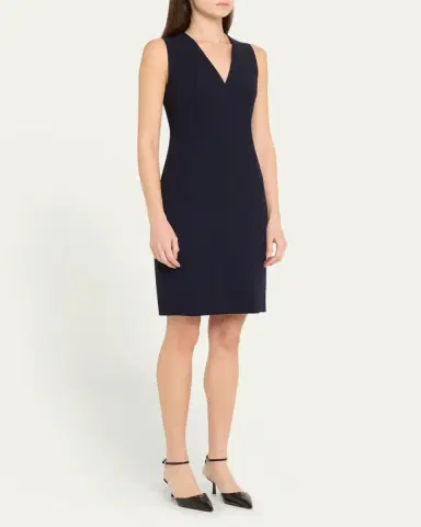 Akris Sleeveless V-Neck Dress | Thumbnail 6 Akris Sleeveless V-Neck Dress | Thumbnail 6