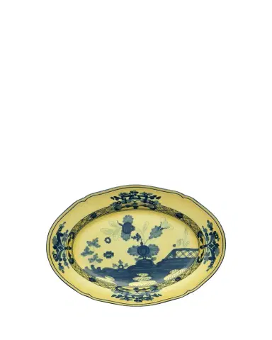 GINORI 1735 Oriente Italiano Oval Platter, Citrino | Thumbnail 1