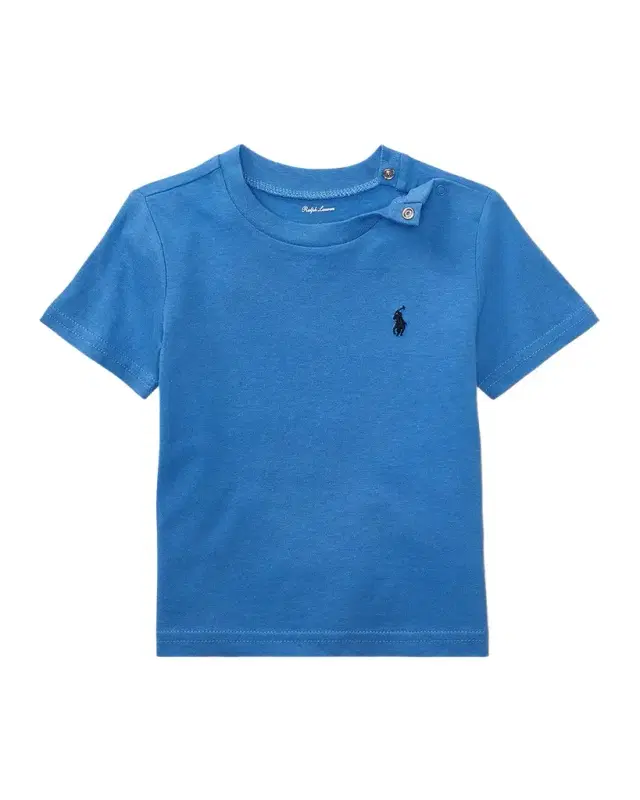 Polo Ralph Lauren Boy 's Cotton Jersey Crewneck Tee Size 3-24M