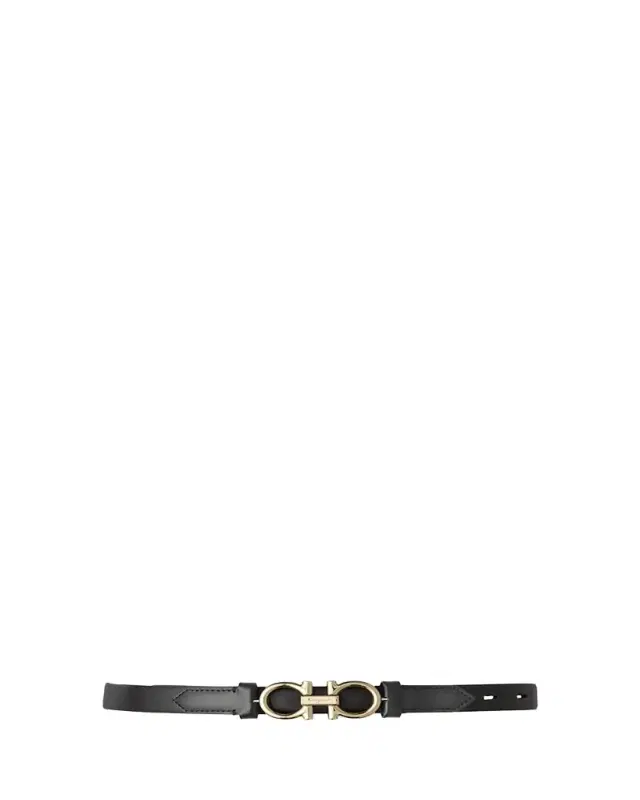 Ferragamo Gancini-Buckle Leather Rolo Belt