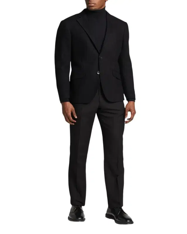Men's Basic Knit Blazer