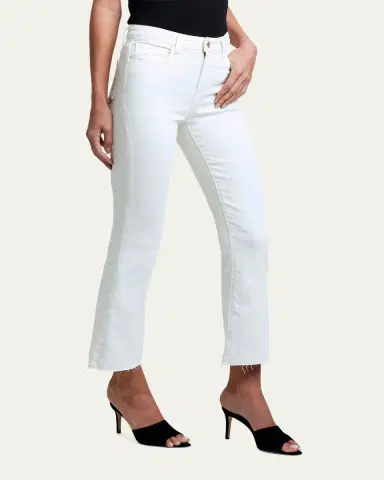 L'Agence Kendra High-Rise Crop Flare Jeans | Thumbnail 4 L'Agence Kendra High-Rise Crop Flare Jeans | Thumbnail 4
