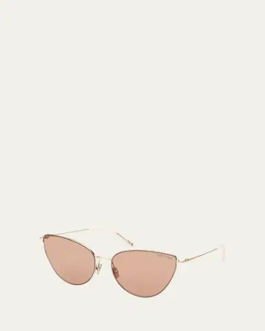 Tom Ford Anais Metal Cat-Eye Sunglasses | Thumbnail 2 Tom Ford Anais Metal Cat-Eye Sunglasses | Thumbnail 2