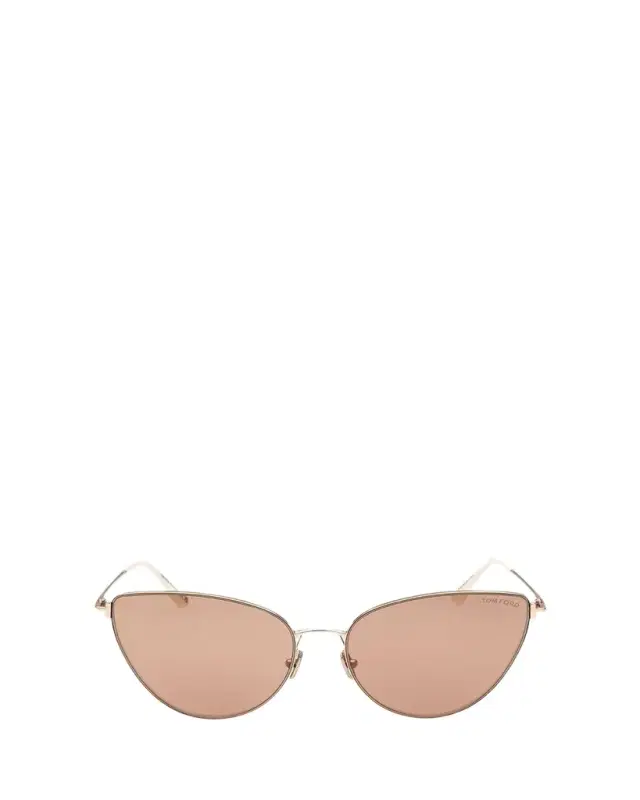TOM FORD Anais Metal Cat-Eye Sunglasses