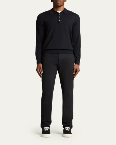 Theory Men's Zaine Precision Ponte Slim-Straight Chino-Style Pants | Thumbnail 2 Theory Men's Zaine Precision Ponte Slim-Straight Chino-Style Pants | Thumbnail 2