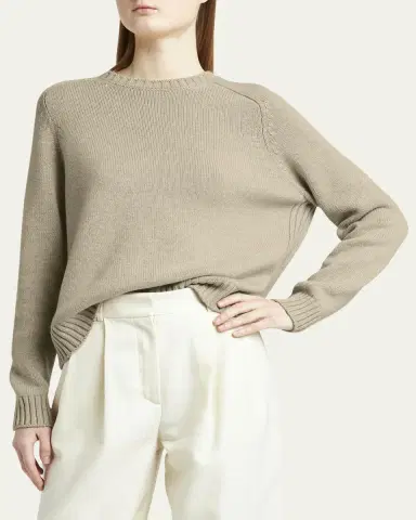 Loro Piana Neo Parksville Cashmere Crewneck Sweater | Thumbnail 8