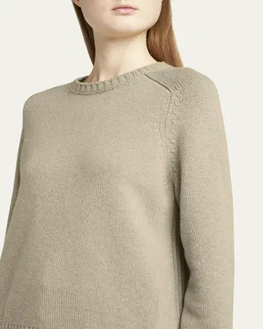Loro Piana Neo Parksville Cashmere Crewneck Sweater | Thumbnail 9