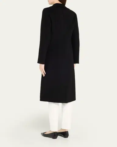 Akris Leather Collar Cashmere Coat | Thumbnail 3 Akris Leather Collar Cashmere Coat | Thumbnail 3