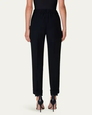 Akris Chris Pleated Straight-Leg Pants | Thumbnail 3 Akris Chris Pleated Straight-Leg Pants | Thumbnail 3