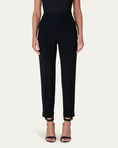 Akris Chris Pleated Straight-Leg Pants | Thumbnail 4 Akris Chris Pleated Straight-Leg Pants | Thumbnail 4