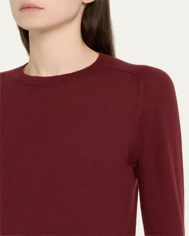 Loro Piana Girocollo Manica Neo Piuma Cashmere Sweater | Thumbnail 9 Loro Piana Girocollo Manica Neo Piuma Cashmere Sweater | Thumbnail 9