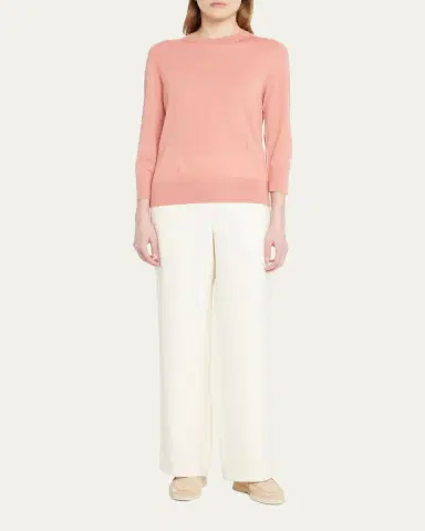 Loro Piana Girocollo Manica Neo Piuma Cashmere Sweater | Thumbnail 10 Loro Piana Girocollo Manica Neo Piuma Cashmere Sweater | Thumbnail 10