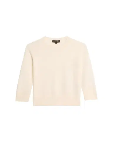 Loro Piana Girocollo Manica Neo Piuma Cashmere Sweater | Thumbnail 1 Loro Piana Girocollo Manica Neo Piuma Cashmere Sweater | Thumbnail 1