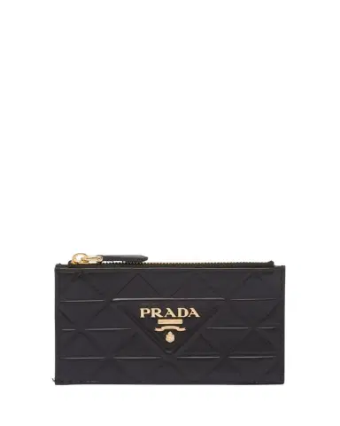 Prada Saffiano Triangolo Saffiano Wallet | Thumbnail 1