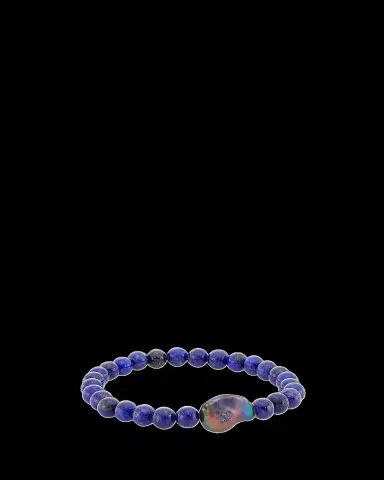 Paige Novick Venus South Sea Baroque Pearl and Lapis Bracelet | Thumbnail 2
