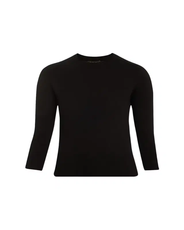 Girocollo Manica Neo Piuma Cashmere Sweater