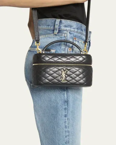 Saint Laurent Gaby Vanity Quilted Leather Bag | Thumbnail 2 Saint Laurent Gaby Vanity Quilted Leather Bag | Thumbnail 2