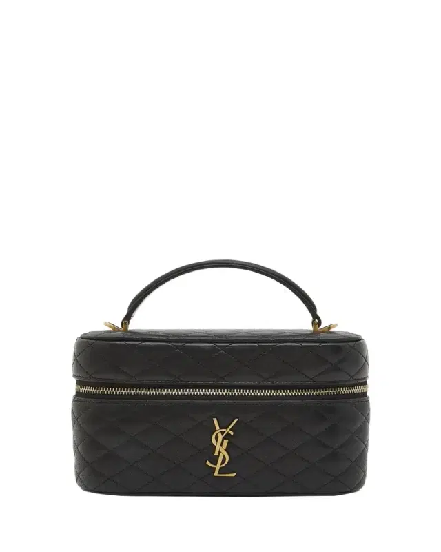 Saint Laurent Gaby Vanity Quilted Leather Bag