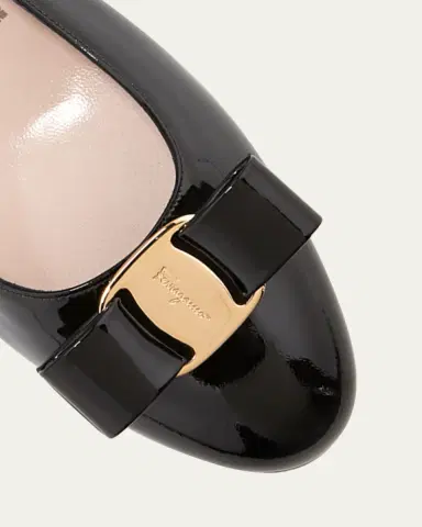 Ferragamo Vara Bow Leather Low Pumps | Thumbnail 2 Ferragamo Vara Bow Leather Low Pumps | Thumbnail 2