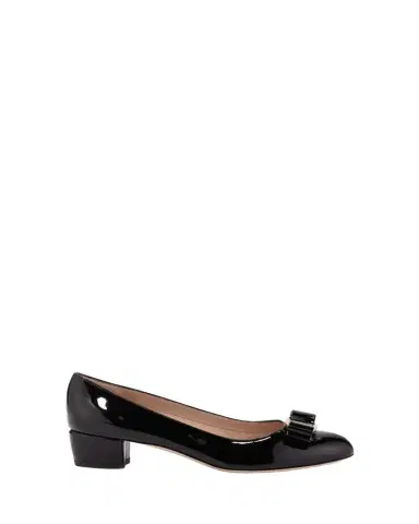 Ferragamo Vara Bow Leather Low Pumps | Thumbnail 1 Ferragamo Vara Bow Leather Low Pumps | Thumbnail 1