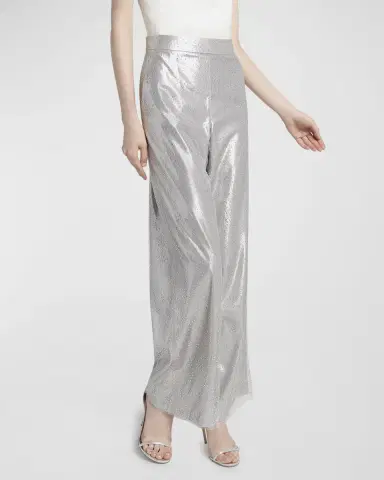 Giorgio Armani Crystal Wide-Leg Silk Trousers | Thumbnail 7 Giorgio Armani Crystal Wide-Leg Silk Trousers | Thumbnail 7