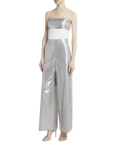 Giorgio Armani Crystal Wide-Leg Silk Trousers | Thumbnail 1 Giorgio Armani Crystal Wide-Leg Silk Trousers | Thumbnail 1