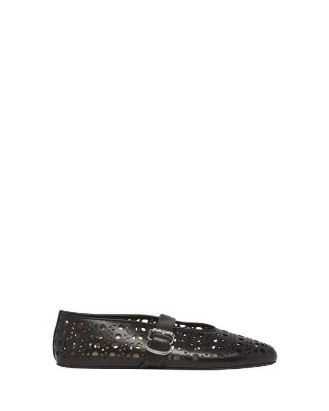 Vienne Cutout Mary Jane Ballerina Flats