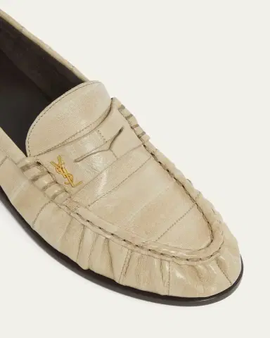 Saint Laurent Le Leather YSL Penny Loafers | Thumbnail 5