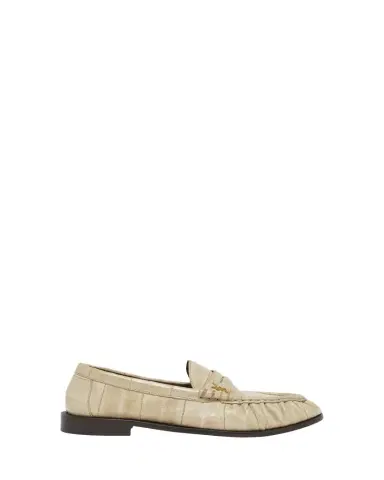 Saint Laurent Le Leather YSL Penny Loafers | Thumbnail 1