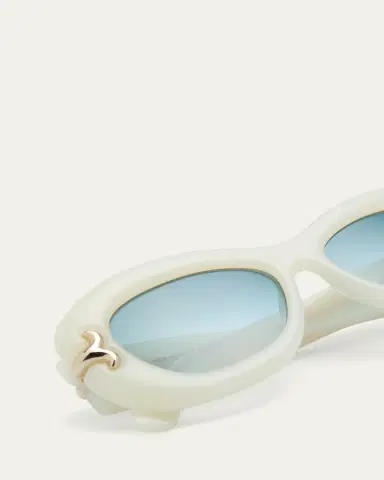 PUCCI Filigree Acetate Oval Sunglasses | Thumbnail 5 PUCCI Filigree Acetate Oval Sunglasses | Thumbnail 5