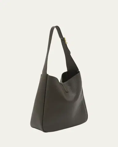 Saint Laurent Le 5 A 7 Large Shoulder Bucket Bag in Smooth Leather | Thumbnail 3 Saint Laurent Le 5 A 7 Large Shoulder Bucket Bag in Smooth Leather | Thumbnail 3
