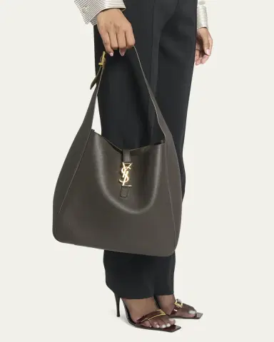 Saint Laurent Le 5 A 7 Large Shoulder Bucket Bag in Smooth Leather | Thumbnail 5 Saint Laurent Le 5 A 7 Large Shoulder Bucket Bag in Smooth Leather | Thumbnail 5