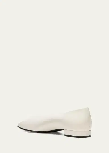 Loro Piana Rebecca Calfskin Ballerina Flats | Thumbnail 4
