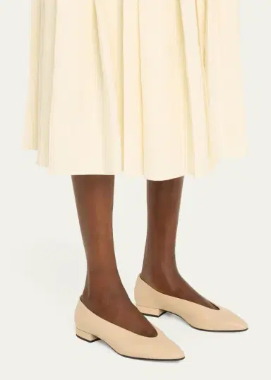 Loro Piana Rebecca Calfskin Ballerina Flats | Thumbnail 6