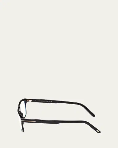 Tom Ford Blue Blocking Acetate Rectangle Glasses | Thumbnail 3 Tom Ford Blue Blocking Acetate Rectangle Glasses | Thumbnail 3