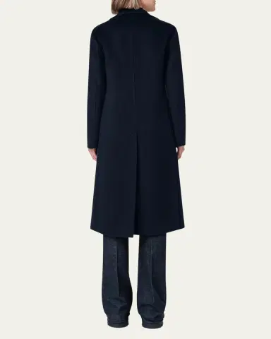 Akris Leather Collar Cashmere Coat | Thumbnail 3 Akris Leather Collar Cashmere Coat | Thumbnail 3