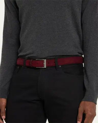 Magnanni Men's Telante Suede Belt | Thumbnail 3