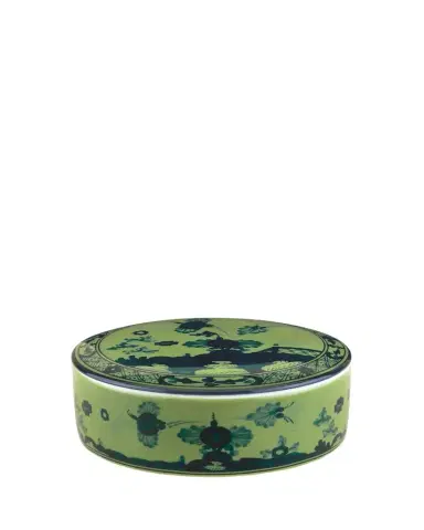 GINORI 1735 Malachite Round Covered Box | Thumbnail 1 GINORI 1735 Malachite Round Covered Box | Thumbnail 1