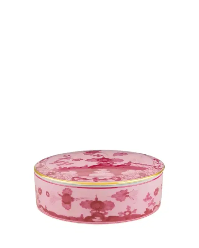 GINORI 1735 Porpora Round Covered Box