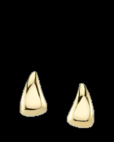 Anita Ko 18K Yellow Gold Plain Claw Earrings | Thumbnail 2