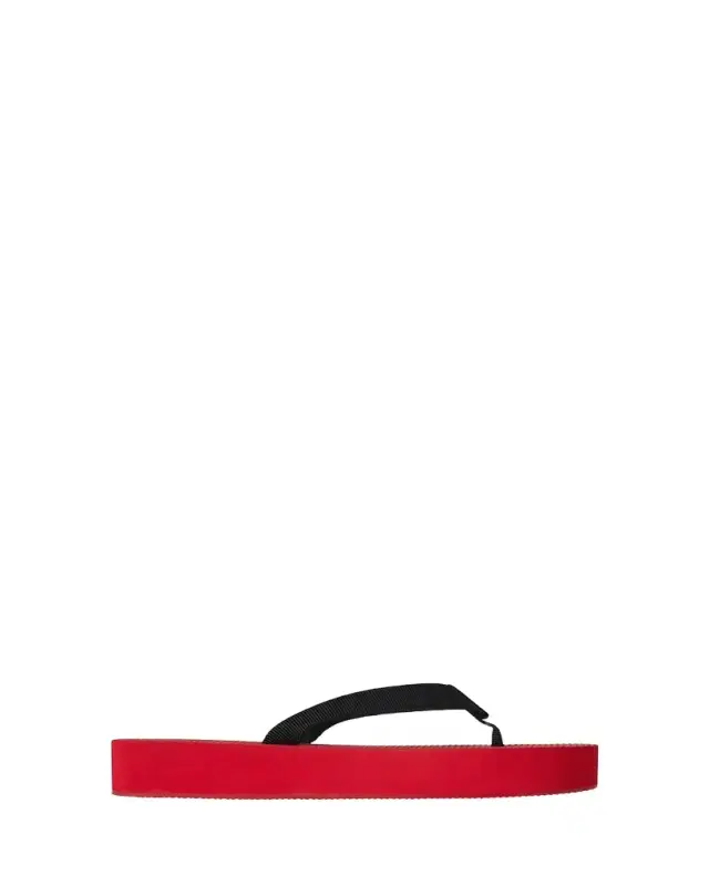 Dune Cotton Flatform Thong Sandals