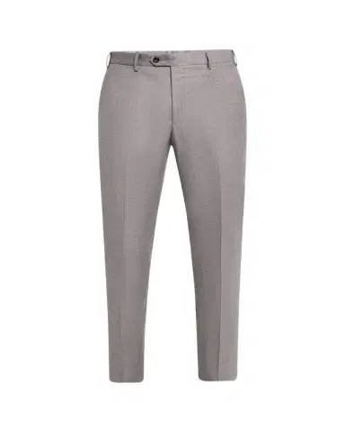 Giorgio Armani Men's Wool Flat-Front Trousers | Thumbnail 1 Giorgio Armani Men's Wool Flat-Front Trousers | Thumbnail 1