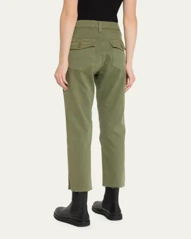 AMO Denim Easy Straight Cropped Army Trousers | Thumbnail 7 AMO Denim Easy Straight Cropped Army Trousers | Thumbnail 7