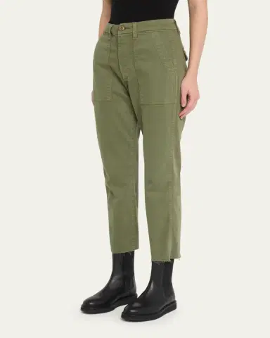 AMO Denim Easy Straight Cropped Army Trousers | Thumbnail 8 AMO Denim Easy Straight Cropped Army Trousers | Thumbnail 8