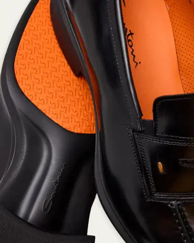 Santoni Men's Easy Leather Penny Loafers | Thumbnail 5 Santoni Men's Easy Leather Penny Loafers | Thumbnail 5
