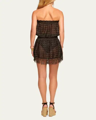 Ramy Brook Lauryn Strapless Crochet Mini Dress | Thumbnail 3 Ramy Brook Lauryn Strapless Crochet Mini Dress | Thumbnail 3